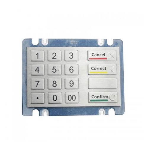 16 キーキーパッド - D-8216 - ShenZhen DAVO Electronics Co., Ltd - パネル設置用 / 金属製 / ステンレススチール製