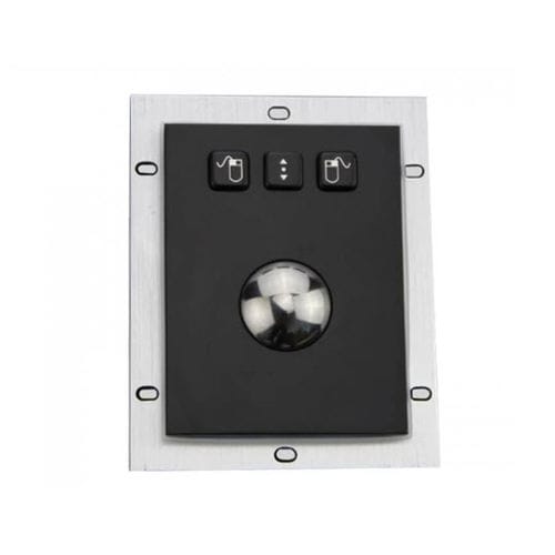 ステンレススチール製トラックボール - D-8302B - ShenZhen DAVO Electronics Co., Ltd - 機械式 / パネル設置用 / 38 mm