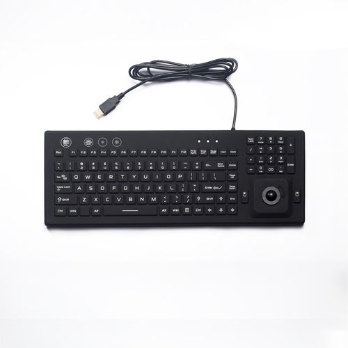 卓上キーボード - D-87S - ShenZhen DAVO Electronics Co., Ltd - メカニカルキー / トラックボール付き / 産業用