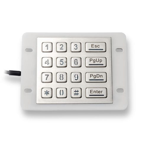 16 キーキーパッド - D-8988 - ShenZhen DAVO Electronics Co., Ltd - パネル設置用 / ステンレススチール製 / USB