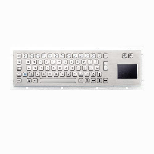 パネル設置用キーボード - D-8607 - ShenZhen DAVO Electronics Co., Ltd - メカニカルキー / マウスキー2つ付き / Fnキー付