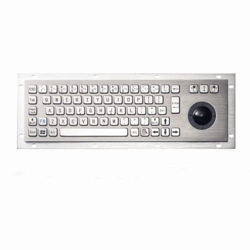パネル設置用キーボード - D-8635G - ShenZhen DAVO Electronics Co., Ltd - ラックマウント / メカニカルキー / マウスキー3つ付き