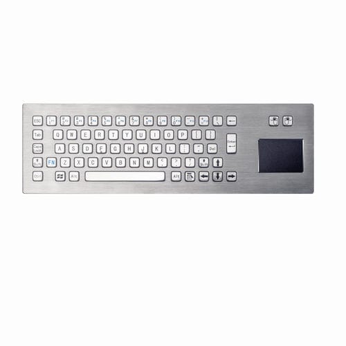 ブラッシュステンレススチールキーボード - D-8608 - ShenZhen DAVO Electronics Co., Ltd - パネル設置用 / メカニカルキー / 65 キー