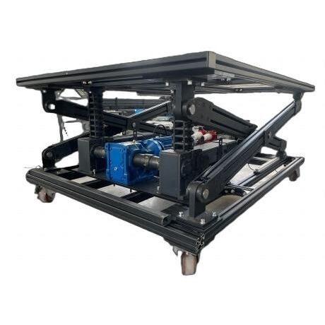 シザー昇降台 - Jinan Gradin Machinery Co., Ltd. - 機械式 / 移動式 / 剛性チェーン