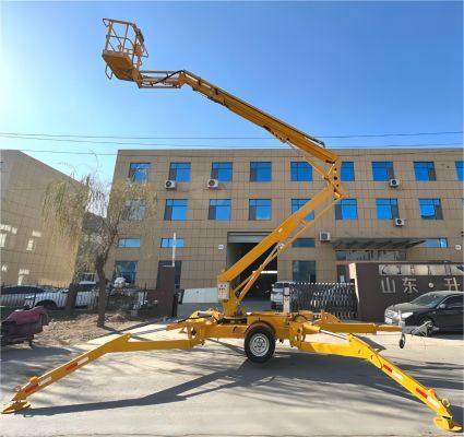 牽引式伸縮ブーム型高所作業車 - G-GBT-20 - Jinan Gradin Machinery Co., Ltd. - ハイブリッド型 / ガソリン / 電動式
