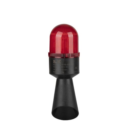 LEDライト付きアラーム クラクション - ILX Ø67 BH Series - İLX MÜHENDİSLİK OTOM. IML. ITH. IHR. SAN. ve TIC. LTD. STI  - LED / 壁取付け式 / 点滅ライト付き