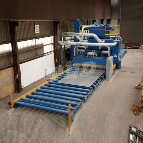 ローラーコンベヤ式ショットブラスト機 - Qingdao Ted Machinery - 金属用