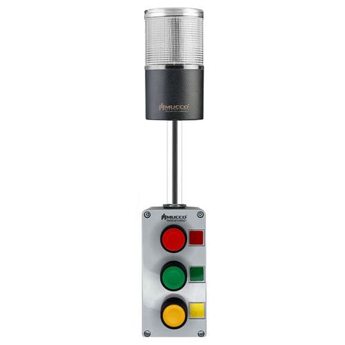 LED発光カラム - SNT-70A-B-RGB-10U - MUCCO  Warning Lights - フラッシュ / 3色 / IP65