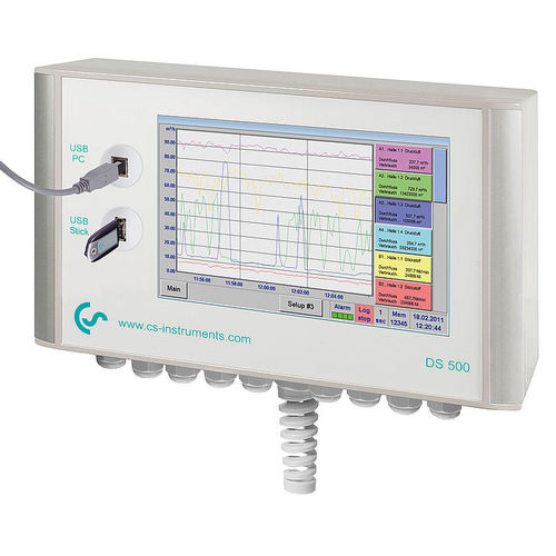 紙不使用データ収集器 - DS 500 - CS Instruments GmbH & Co. KG - データ取り込み用 / イーサネット