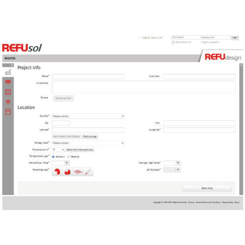 シミュレーション用ソフトウェア - REFUdesign - REFU Elektronik GmbH - 計画用 / 貯蔵用 / 太陽光発電所用