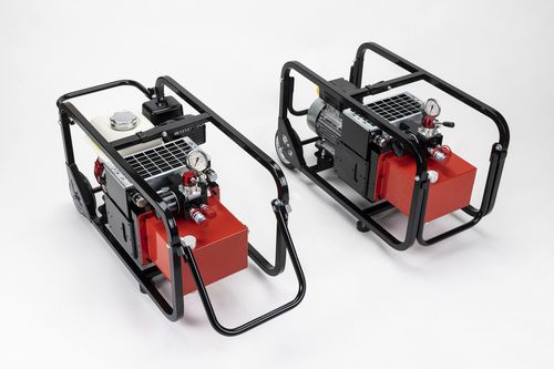 冷却システム付き油圧パワーユニット - PP700 - Tehma SA - 電動モーター / ガソリンエンジン / 移動用