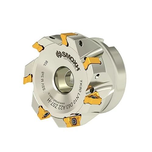 2サイズミーリングカッター - TK90 LN15 D63 A22 Z06-H - SMOXH CUTTING TOOLS - Ｒ形面取り / コーナー半径 / 割出し可能なインサート