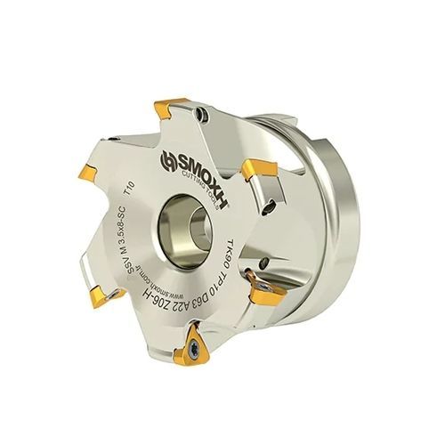 2サイズミーリングカッター - TK90 TP10 D63 A22 Z06-H - SMOXH CUTTING TOOLS - Ｒ形面取り / コーナー半径 / 割出し可能なインサート