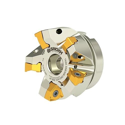 2サイズミーリングカッター - TK90 XNEX08 D63 A22 Z05-H - SMOXH CUTTING TOOLS - Ｒ形面取り / コーナー半径 / 割出し可能なインサート