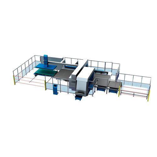 自動パンチングマシン - AMS. HS - FMC/FMS - JIANGSU YAWEI MACHINE TOOL - 板金用 / 加工 / 高速