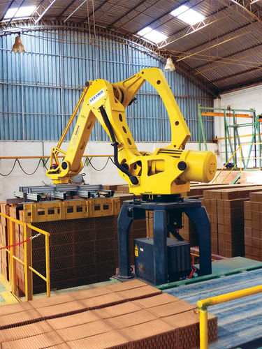 ロボット式パレタイザー - Keramik Makina Sanayi ve Ticaret A.Ş - 袋用 / ボックス用 / 建築材