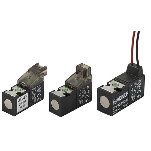 パイロット式電磁弁 - 07V1 series - AIGNEP - 3方向 / NC / NO