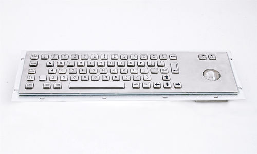 ステンレススチール製キーボード - KY-PC-D - Shenzhen KEYU Co., Ltd  - パネル設置用 / メカニカルキー / マウスキー2つ付き