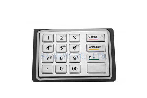 パネル設置用キーボード - KY3688 - Shenzhen KEYU Co., Ltd  - メカニカルキー / 16 キー / アルミニウム