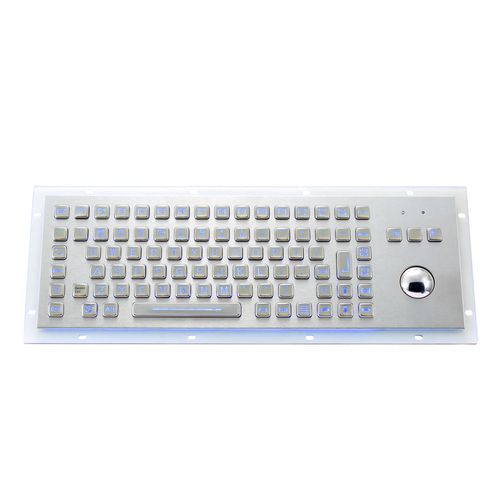 バックライト付きキーボード - KY-PC-F2-LED - Shenzhen KEYU Co., Ltd  - パネル設置用 / メカニカルキー / マウスキー2つ付き