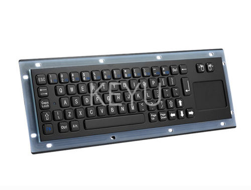 パネル設置用キーボード - KY-PC-NT-BL - Shenzhen KEYU Co., Ltd  - メカニカルキー / マウスキー2つ付き / タッチパッド付き