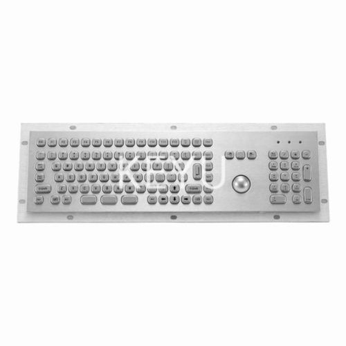 パネル設置用キーボード - KY-PC-MINI3 - Shenzhen KEYU Co., Ltd  - メカニカルキー / マウスキー3つ付き / トラックボール付き