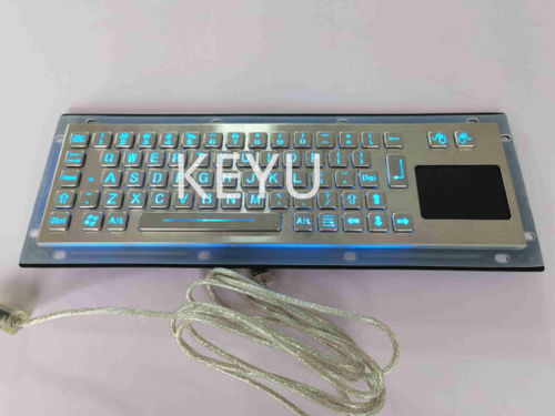 パネル設置用キーボード - KY-PC-NT3 -LED - Shenzhen KEYU Co., Ltd  - メカニカルキー / マウスキー2つ付き / 67キー