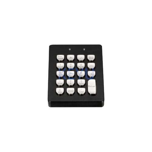 オーダーメイドキーパッド - KY-U90 Black - Shenzhen KEYU Co., Ltd  - 19キー / パネル設置用 / ブラッシュドステンレススチール