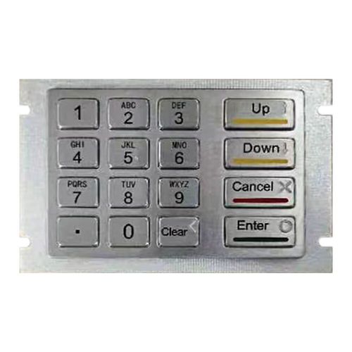 16 キーキーパッド - KY2145A - Shenzhen KEYU Co., Ltd  - パネル設置用 / ステンレス製 / ブラッシュドステンレススチール