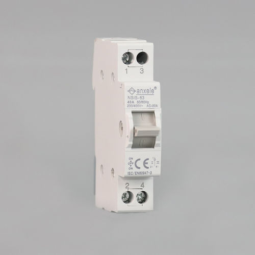 手動転換器 - NSIS-63 - SHANGHAI ANSON ELECTRIC TECHNOLOGY CO.,LTD - DINレール / 4極 / 3極