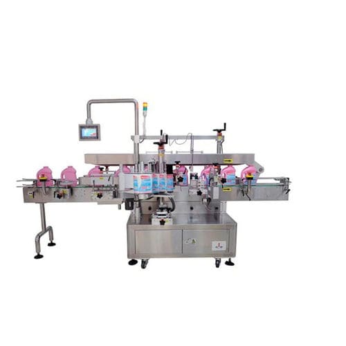 両面ラベル自動貼付機 - DTB-82CS - Shandong Dongtai Machinery Manufacturing Co., Ltd. - 自動 / ボトル用 / 側面用
