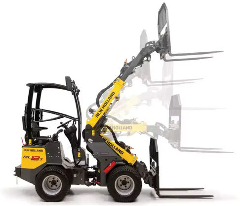 タイヤ式ローダー - ML12 T - New Holland - 関節付き / 伸縮式 / コンパクト