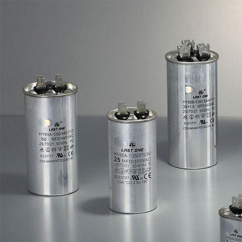 金属化ポリプロピレン フィルムコンデンサ - HY71/UL - Hengyi Electrical Co.,LTD - アルミニウム製 / 円筒 / 排出用