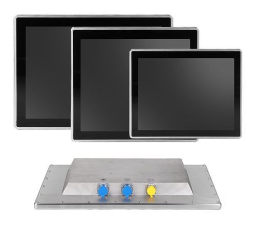 IP69Kモニター - WP1XX1P-C Series - NODKA Automation Technology - TFT / 投影容量方式タッチスクリーン / マルチタッチスクリーン