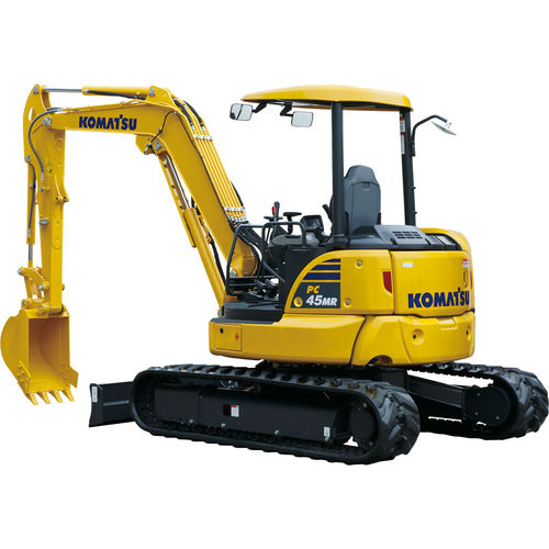 小型油圧ショベル - PC45MR-5 - Komatsu Construction and Mining Equipment - クローラー式 /  ディーゼル / 建設現場用