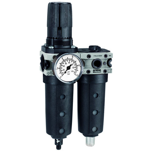 空気式FRLユニット - P3XCA series - Parker Cylinder Division Europe - ガス / オイル / 水