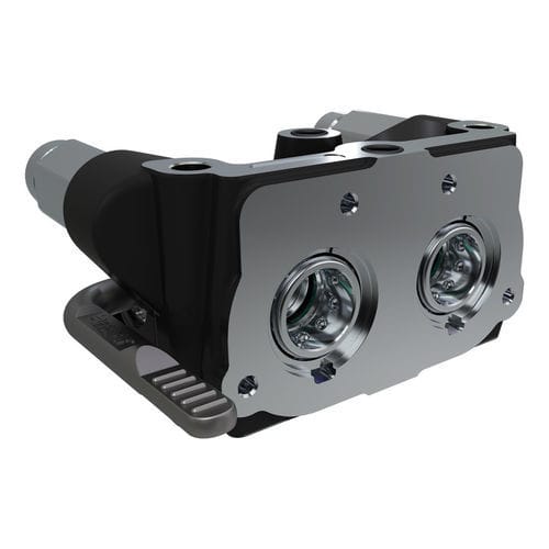 2チャンネル油圧ブロック - 5BM5DCPV02 C - FASTER S.p.A. - 鋳鉄製 / スチール製 / PUR（ポリウレタン）製