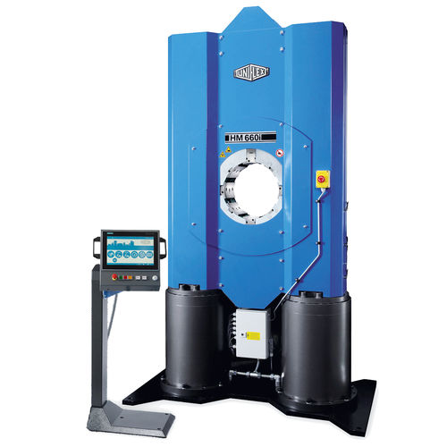 ケーブル圧着機 - HM 1200 PFC - Uniflex-Hydraulik GmbH - 複合金属製絶縁用 / 自動 / 電動油圧