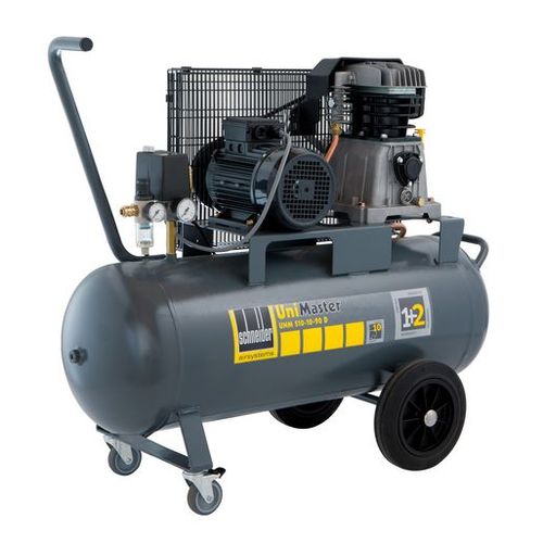 ピストン式コンプレッサー - UNM 510-10-90 D - Schneider Druckluft GmbH - エア / 電動 / 移動型