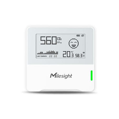 屋内用空気質センサー - AM103 - Milesight IoT - CO2 / 温度 / デジタル