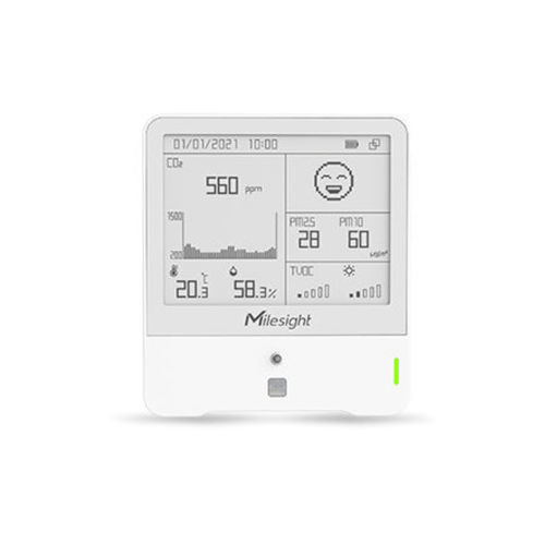 屋内用空気質センサー - AM30 series - Milesight IoT - CO2 / PM10 / 温度