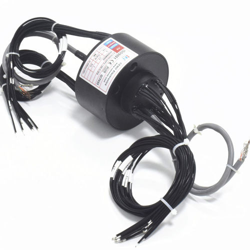 イーサネットスリップリング - ECN000-04P2-13S-01EG - CENO Electronics technology Co., Ltd - ギガビットイーサネット / 中実軸 / IP54