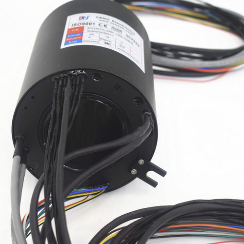 ギガビットイーサネットスリップリング - ECN070-26P-19S-02EG - CENO Electronics technology Co., Ltd - スルーホール型 / 産業用 / ビデオ トランスミッション