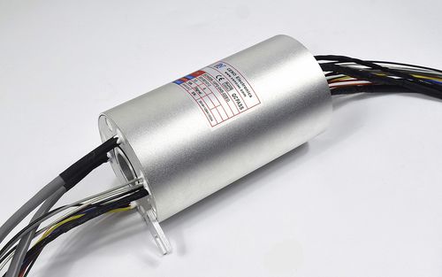 ギガビットイーサネットスリップリング - ECN025-10P2-04S-02EG - CENO Electronics technology Co., Ltd - パススルー回転軸 / 産業用 / アルミニウム合金