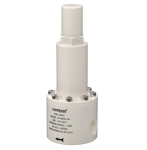 蒸気用逆圧調整弁 - HV-BPRV-10 - Hyper Valves - 水用 / ガス用 / 膜