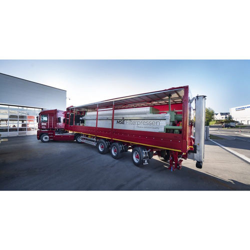 移動型フィルタープレス - MO-FP series - MSE Filterpressen GmbH - サイド ビーム / プレート式 / 動的