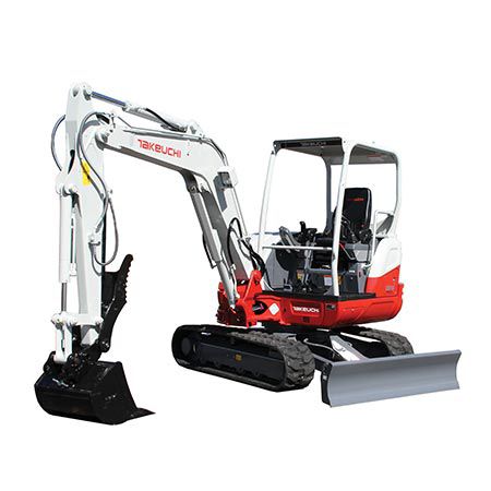 小型油圧ショベル - TB240 - TAKEUCHI - クローラー式 / ディーゼル / 建設現場用