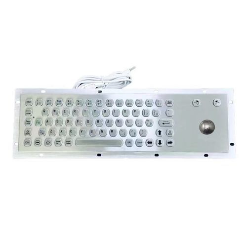 パネル設置用キーボード - CK-KB370110-38TB - Clickin Industrial Co., Ltd. - カーボンコンタクト / トラックボール付き / マウス付き