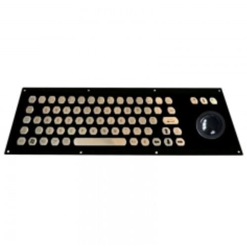 パネル設置用キーボード - CK-KB17IN1-50TB - Clickin Industrial Co., Ltd. - トラックボール付き / マリン / QWERTY