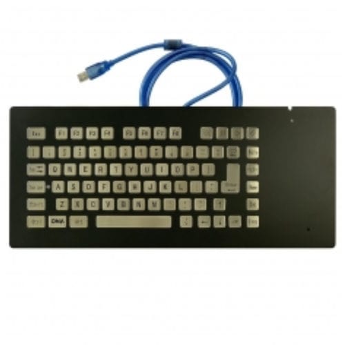 パネル設置用キーボード - CK-KB370170-BK - Clickin Industrial Co., Ltd. - 産業用 / 鉱物応用 / 海事産業用